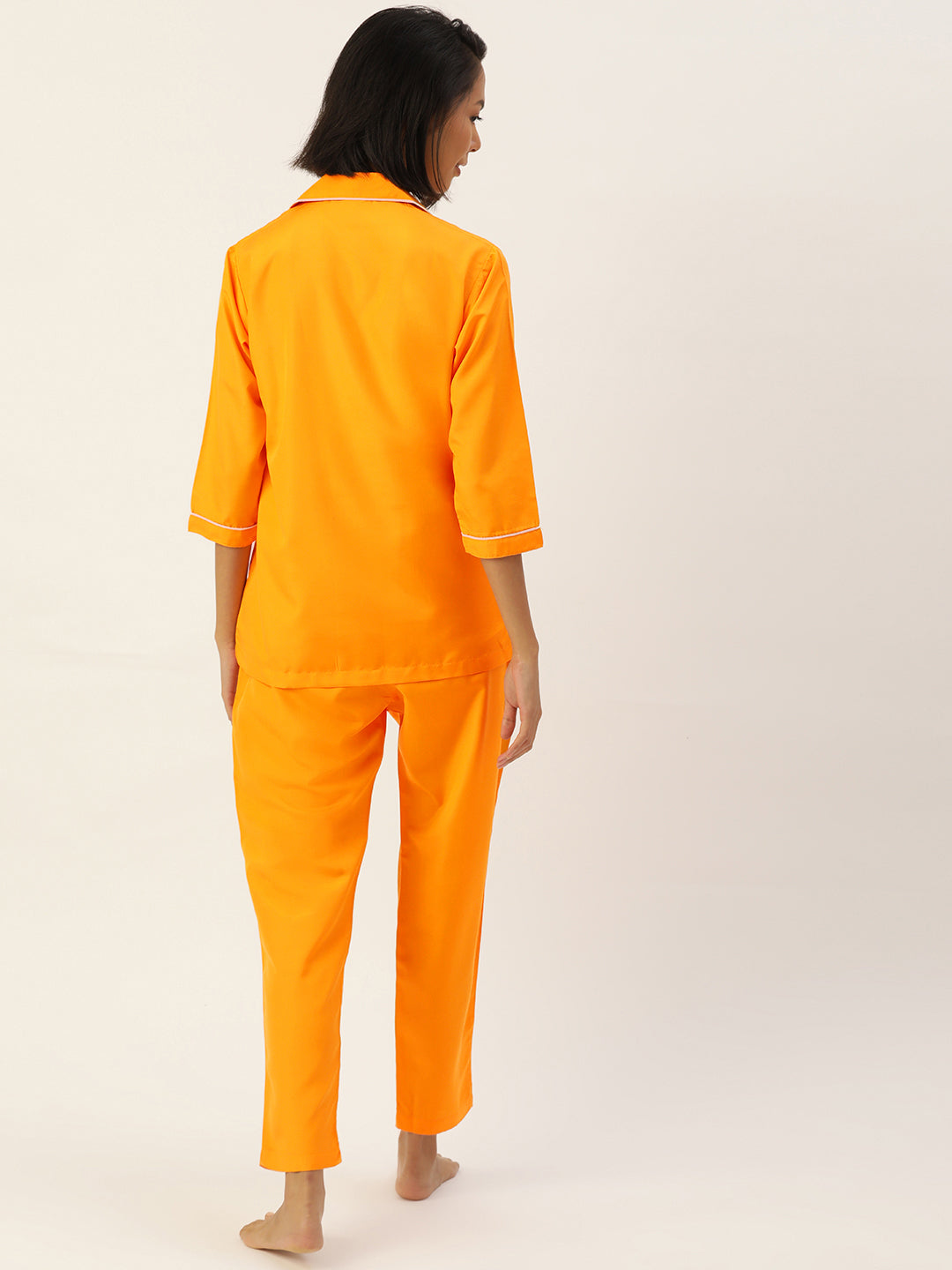 Indian Needle Women Mustard Night suit