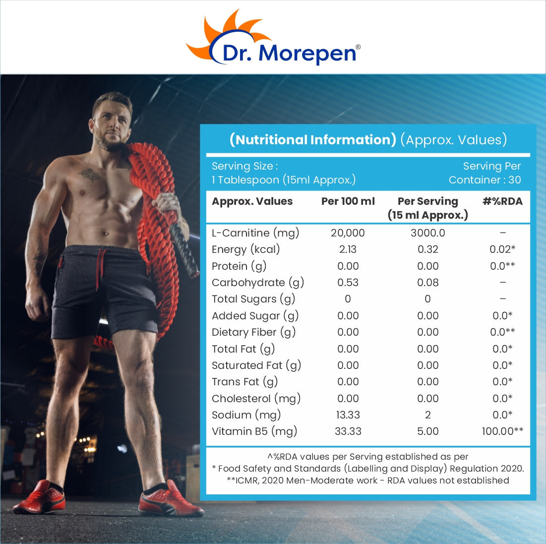 Dr Morpen L-Carnitine Pro Orange