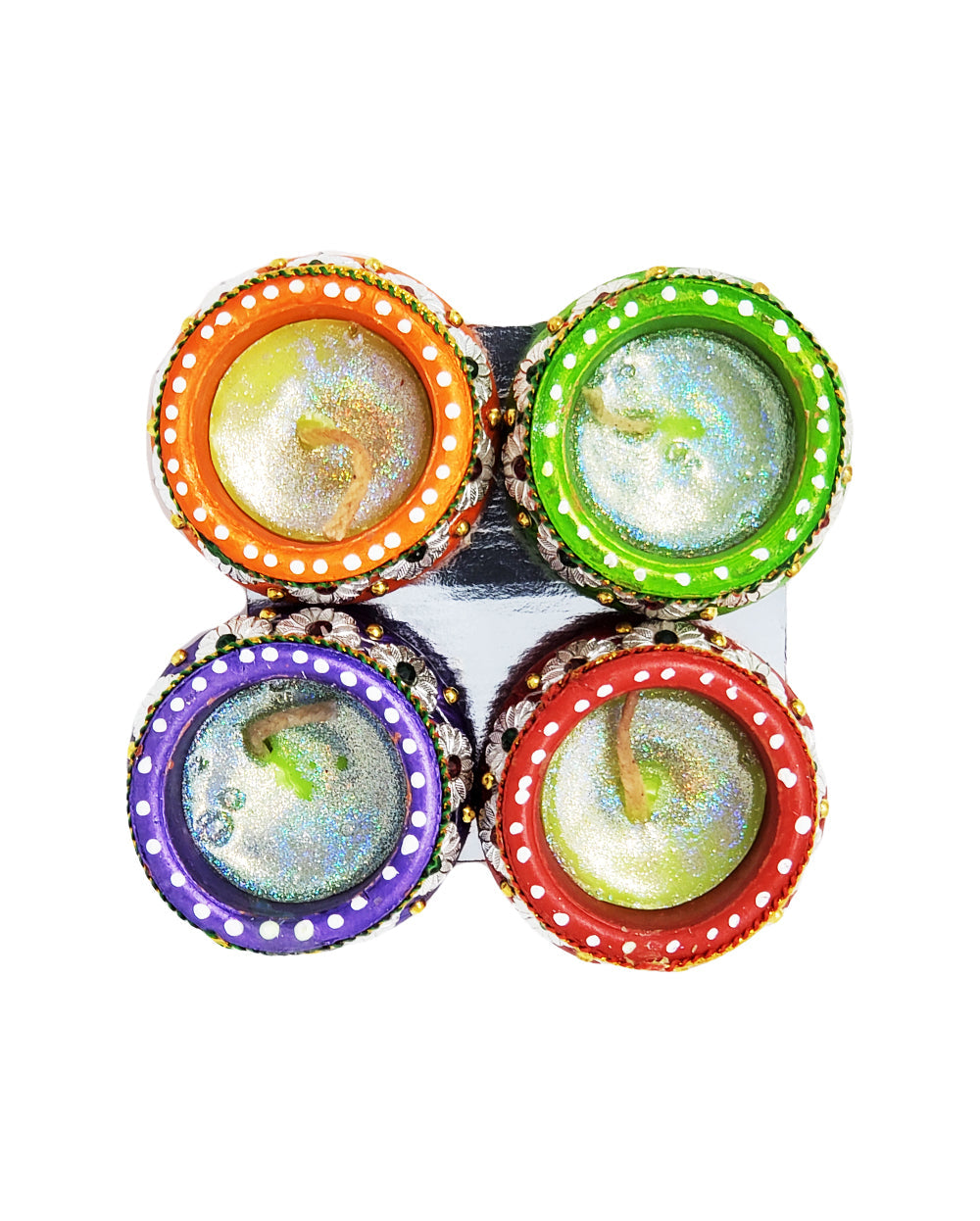 Large Matka Diya Set of 4