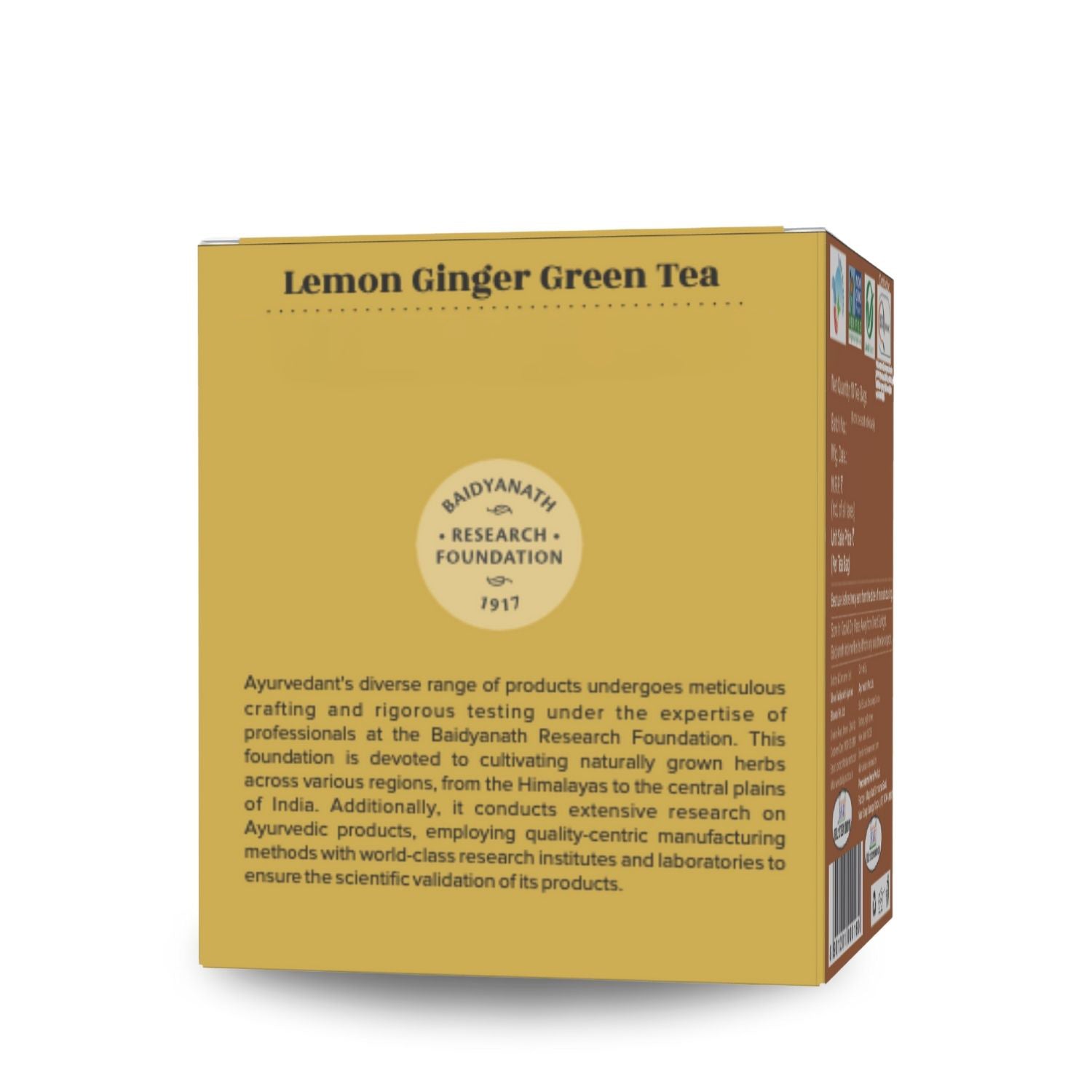 Ayurvedant Lemon Ginger Gree Tea - Image 4