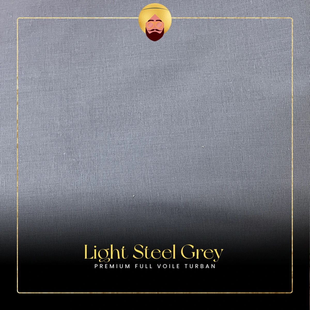 Light Steel Grey | Premium Full Voile Turban