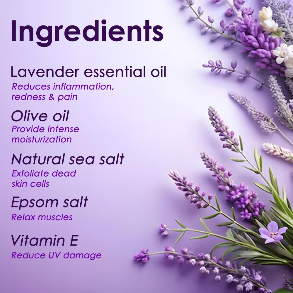 VedicAyurveda Lavender Bath Salt