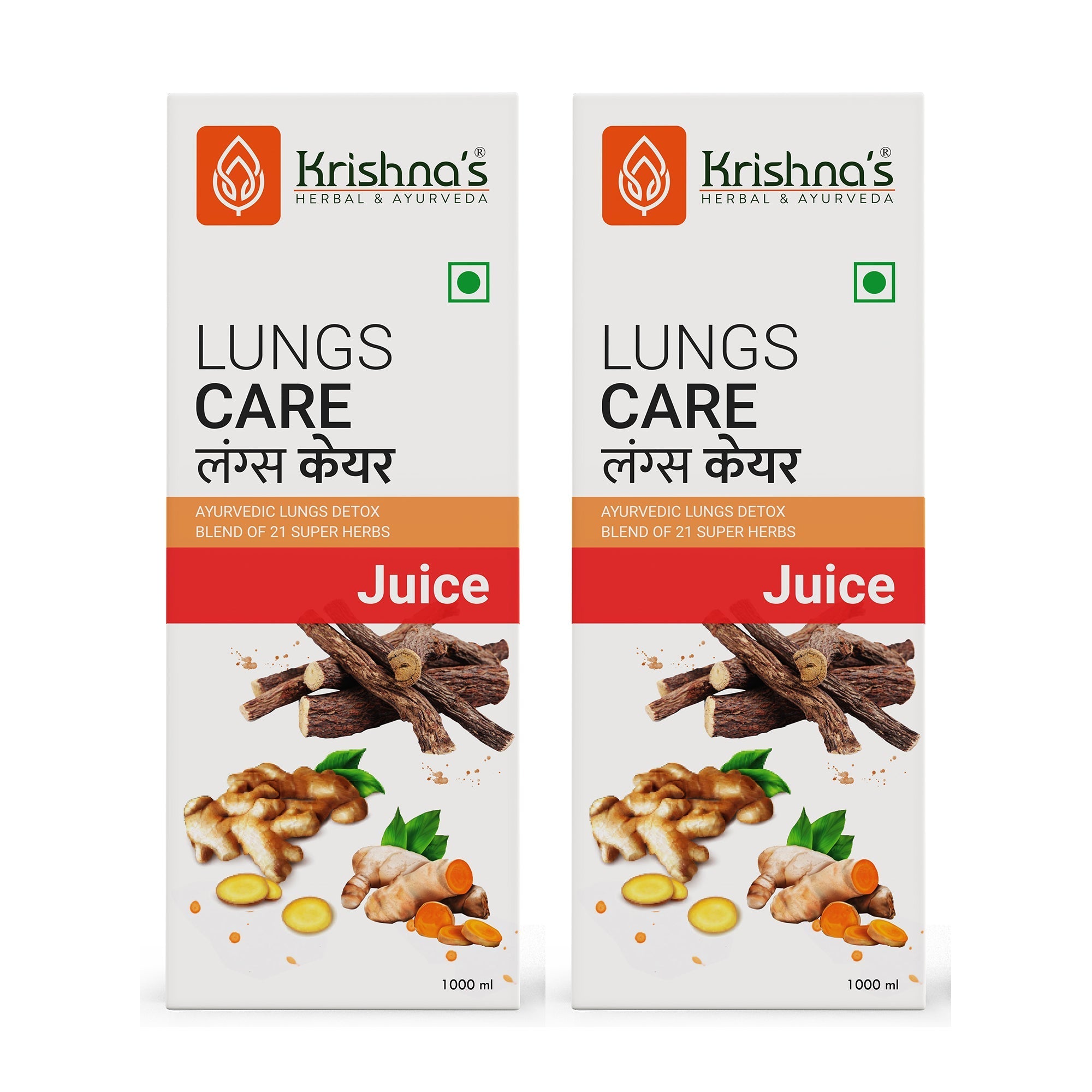 Krishna'S Herbal & Ayurveda Lungs Care Juice