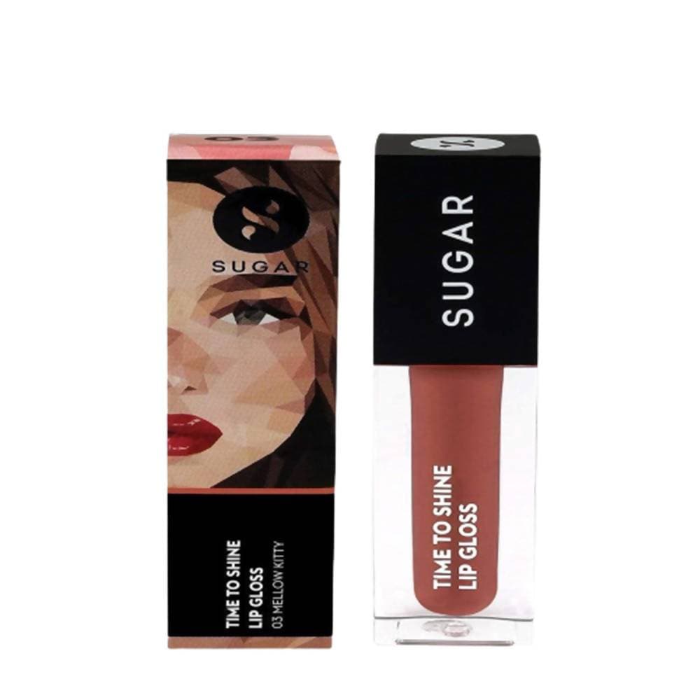 Sugar Time To Shine Lip Gloss - Mellow Kitty (Deep Peach Nude)