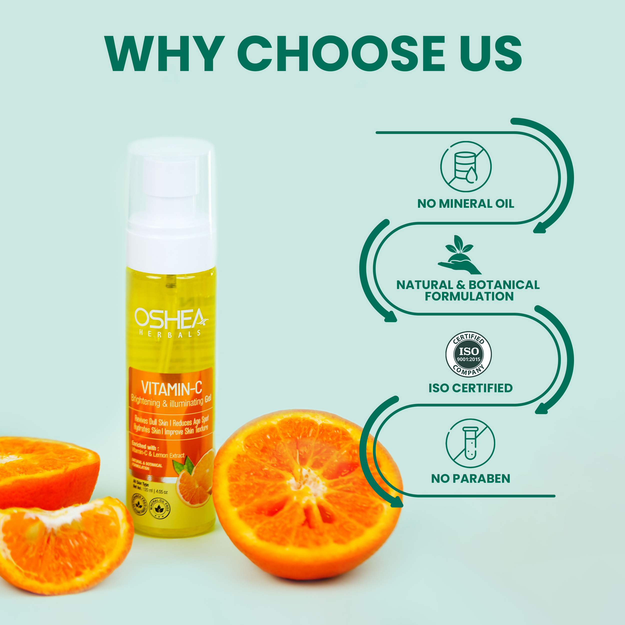 Oshea Herbals Vitamin C Brightening Face Gel