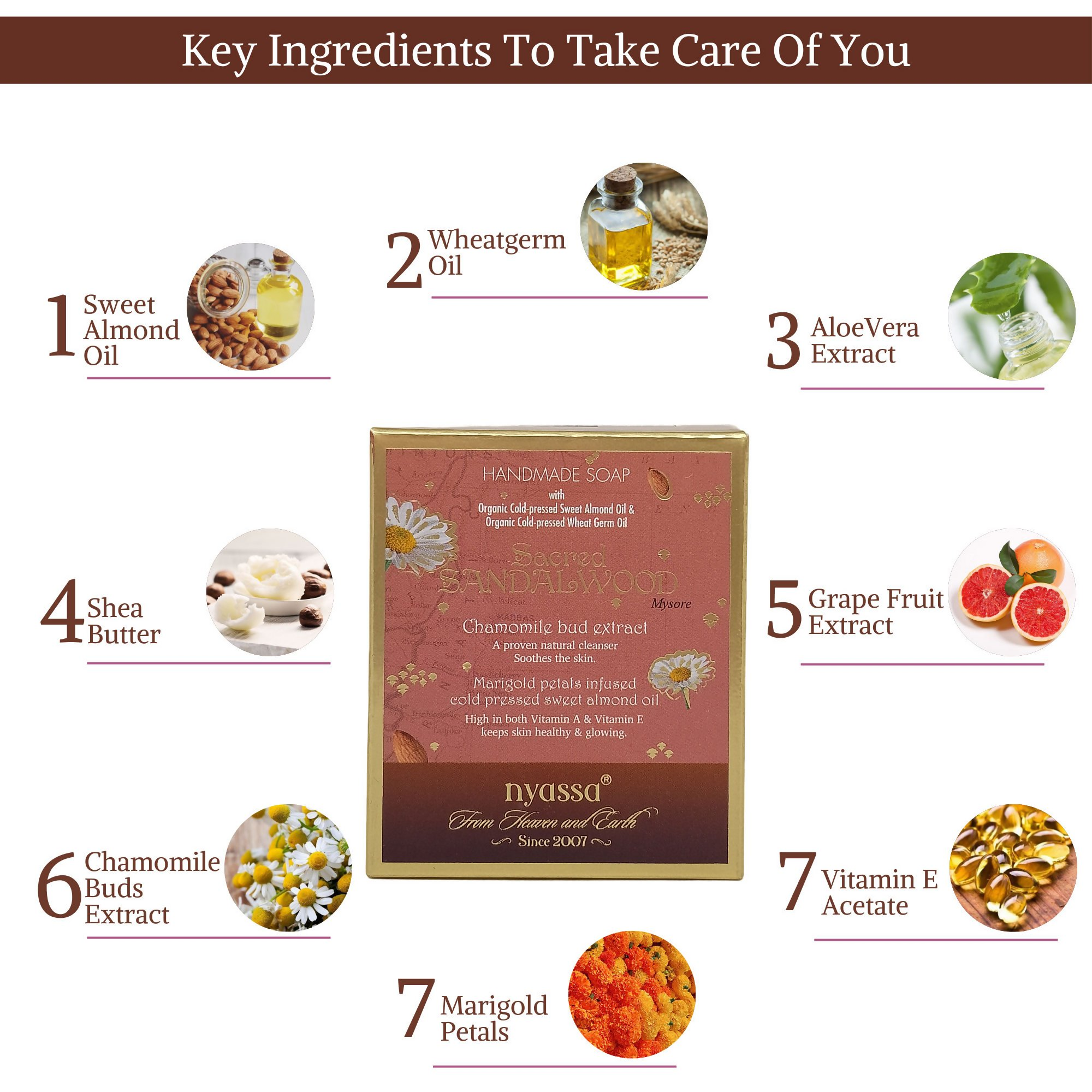 Nyassa Sacred Sandalwood Handmade Soap
