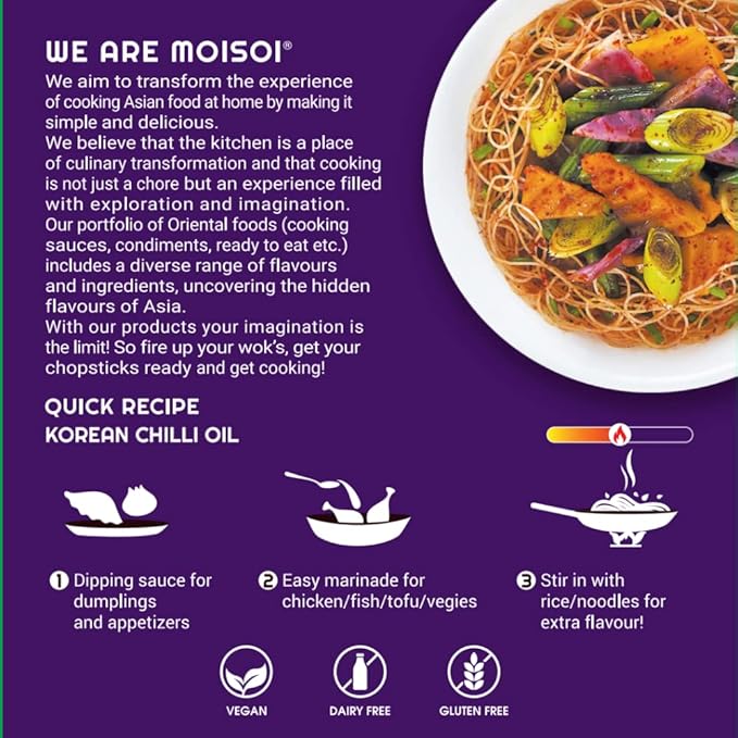 MOI SOI® Korean Chilli Oil - 175 gms