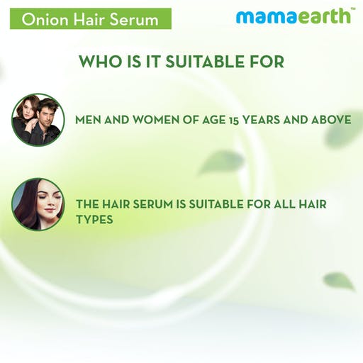 Mamaearth Onion Hair Serum For Strong , Frizz Free Hair (100 ml)