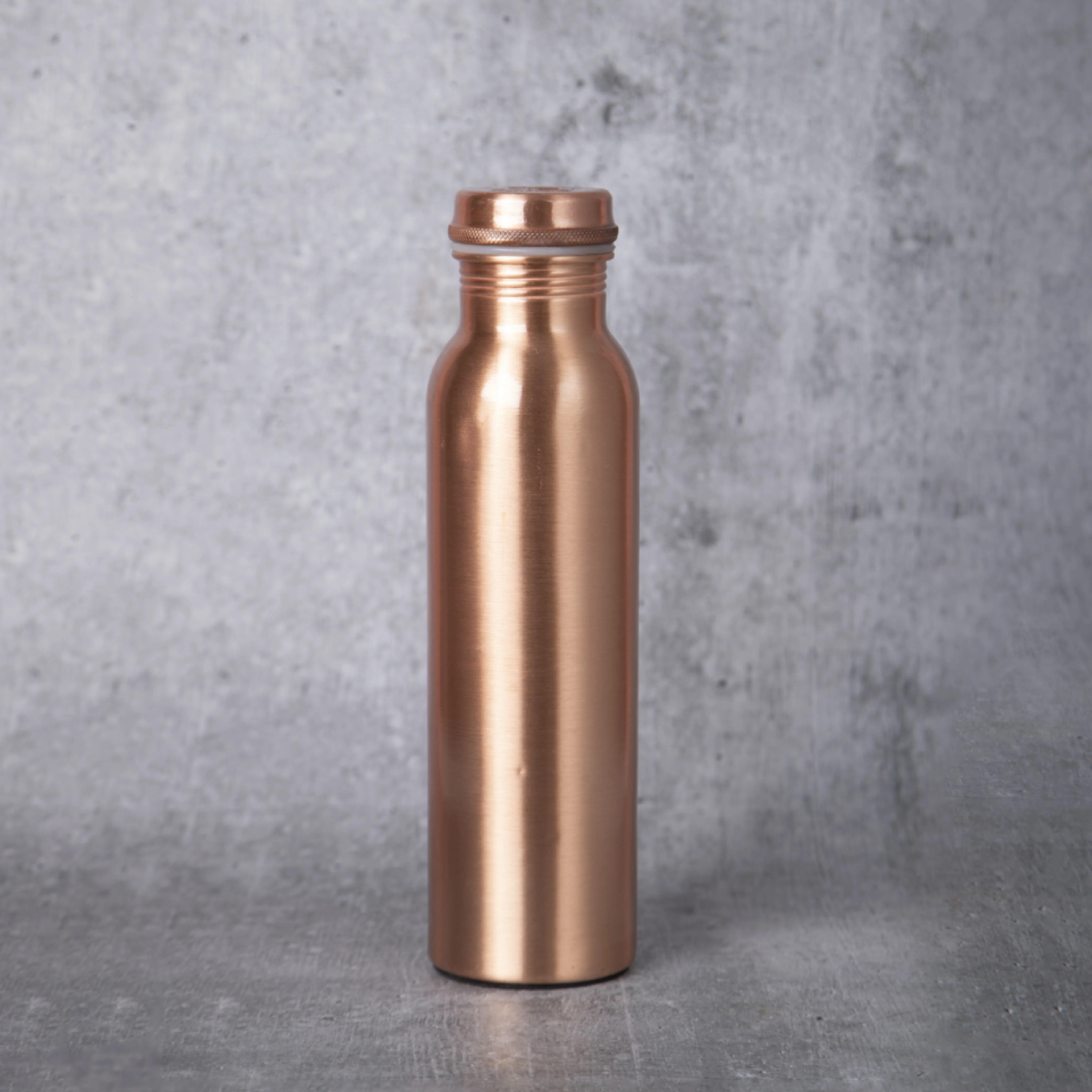 Health Smith Pure Copper Water Bottle | Leak proof Water Bottle, Matte Finish | 1 Litre
