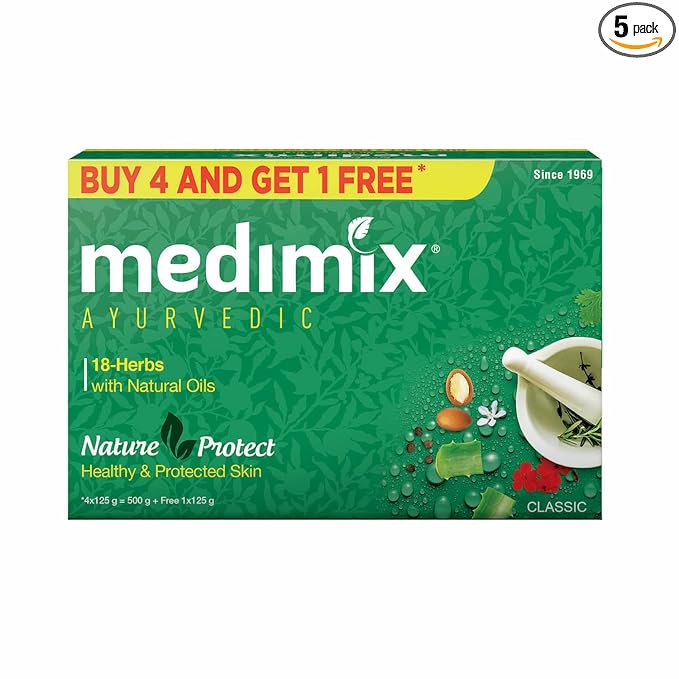 Medimix Ayurvedic Classic 18 Herbs Bathing Soap 125g