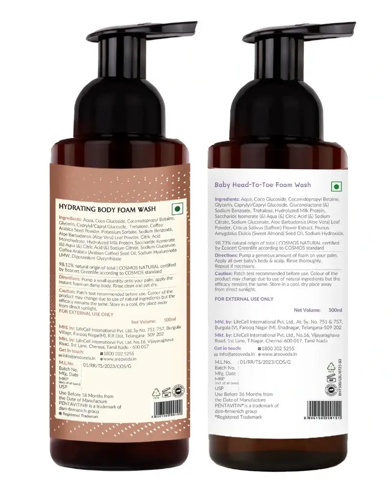 AreoVeda Mom & Baby Wash Combo