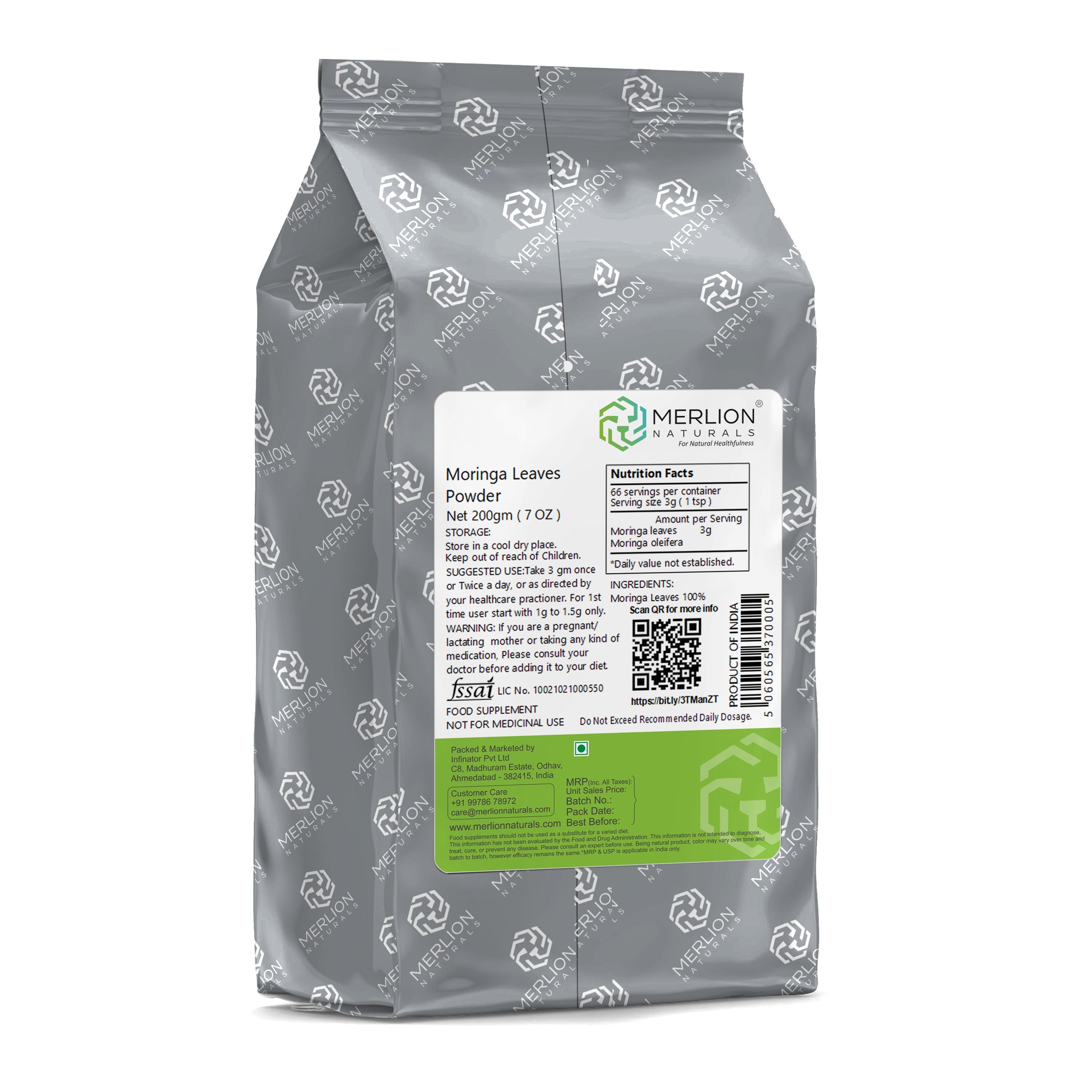 Merlion Naturals Moringa Leaves Powder