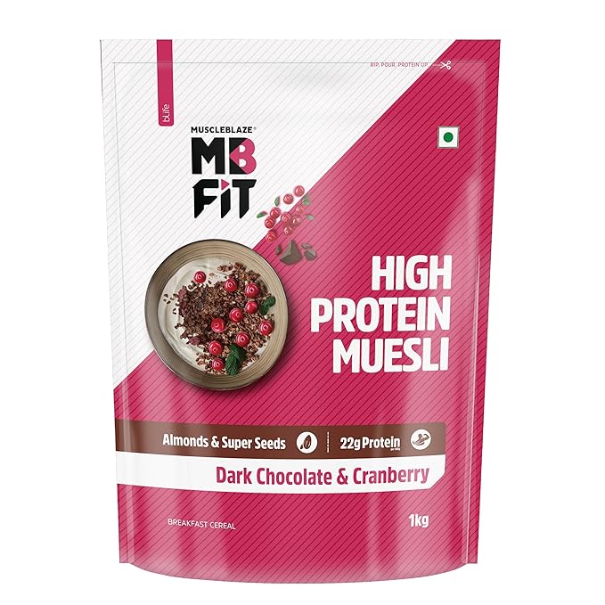 MuscleBlaze Fit High Protein Muesli 1kg