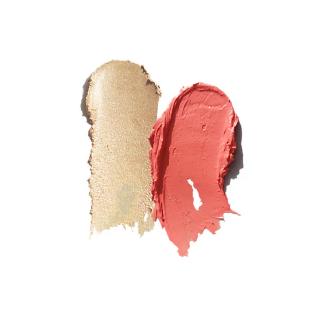 Ruby's Organics Crème Duo (Blush + Highlighter) - Peach + Aura