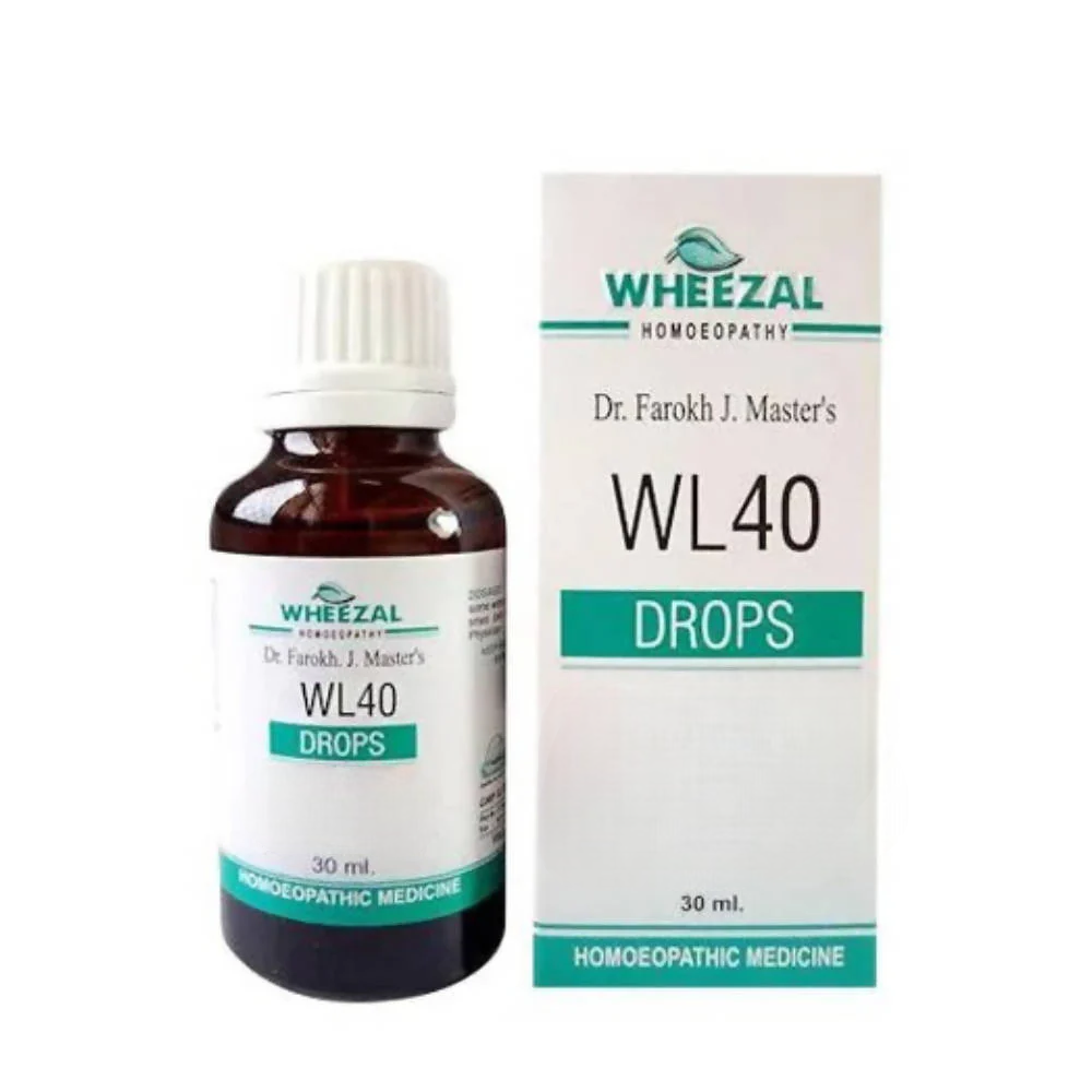 Wheezal Homeopathy WL 40 Drops