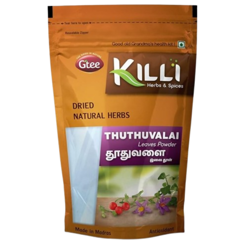 Killi Thuthuvalai | Climbing Brinjal | Solanum trilobatum | Kantakari Leaves Powder