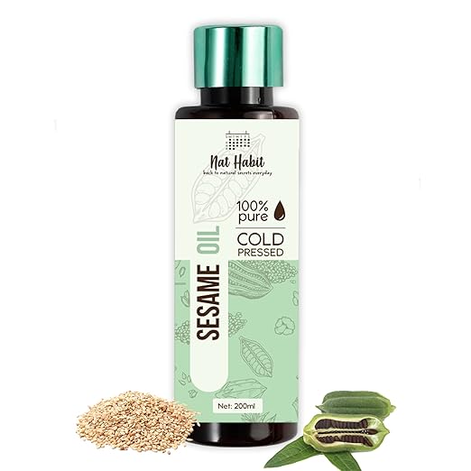 Nat Habit Cold Pressed 100% Pure Sesame (Til) Oil