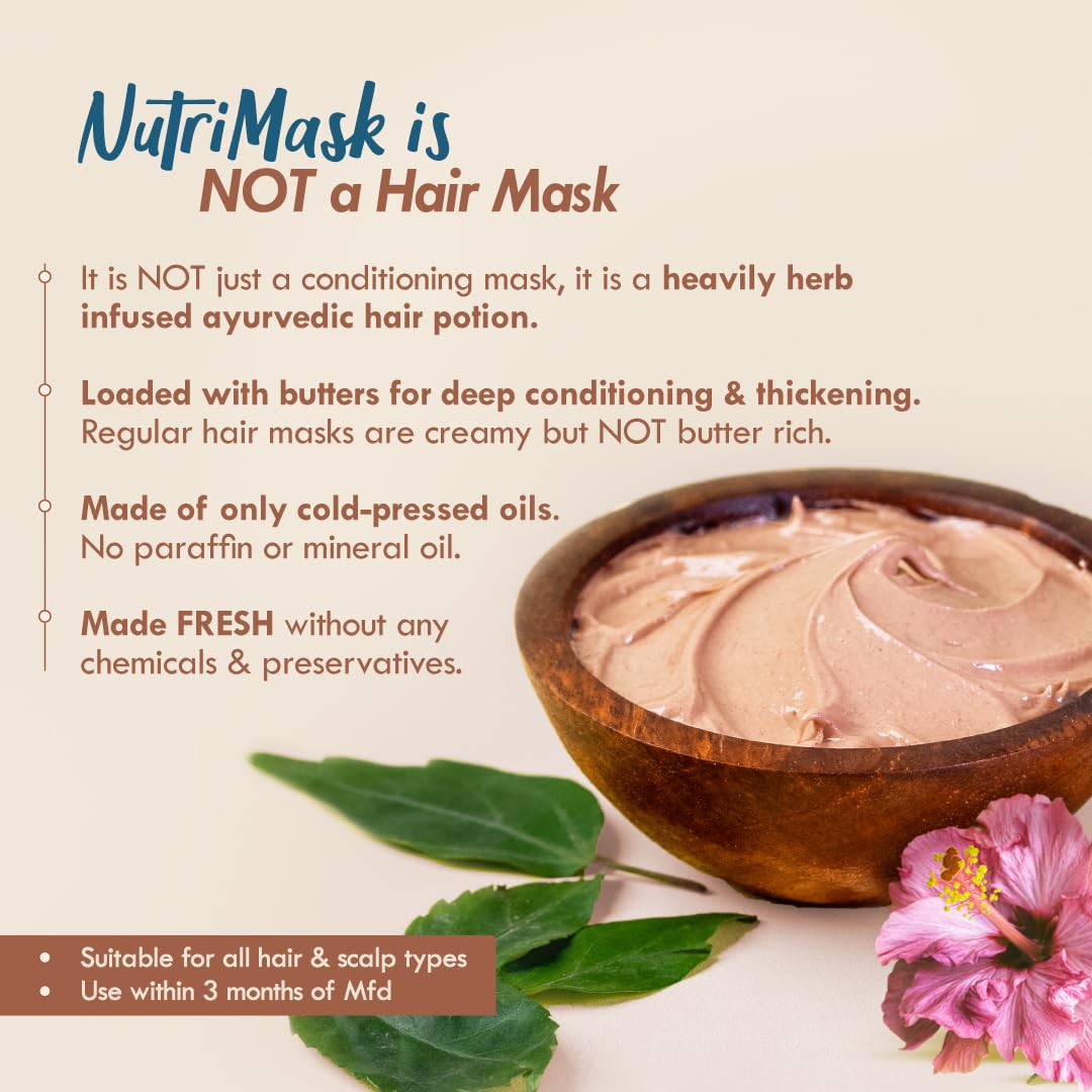 Nat Habit Five Oil Hibiscus NutriMask-Hair Mask For Growth