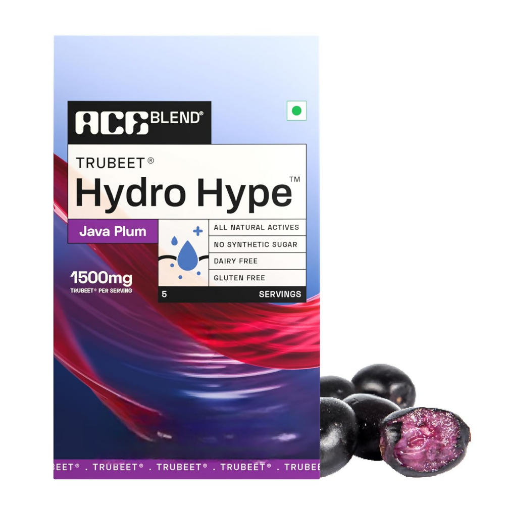 Ace Blend Hydro Hype Electrolyte Drink Mix - Java Plum, Spicy Guava, Lemon Raspberry
