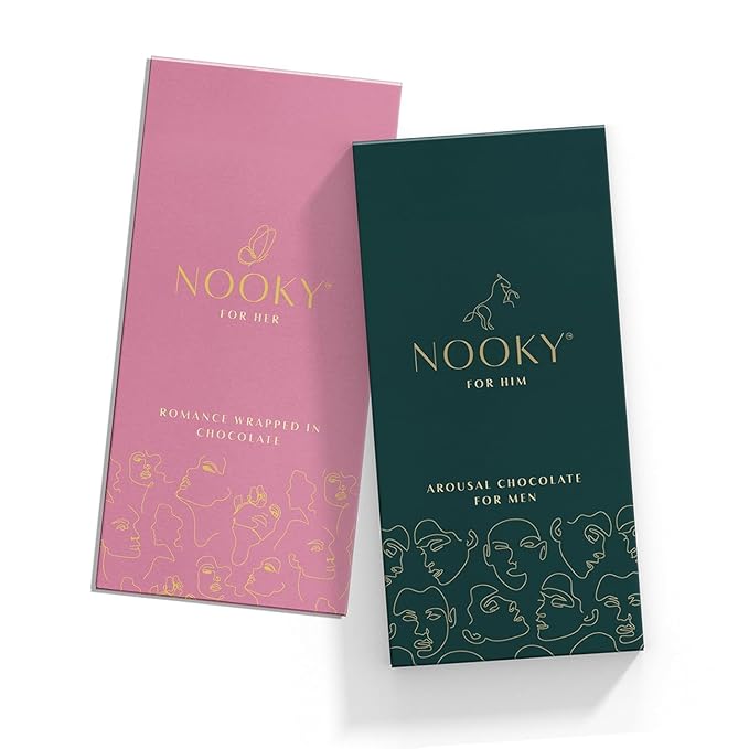 Nooky Fitoor Combo – Set of 2 Premium Dark Chocolates for Him and Her