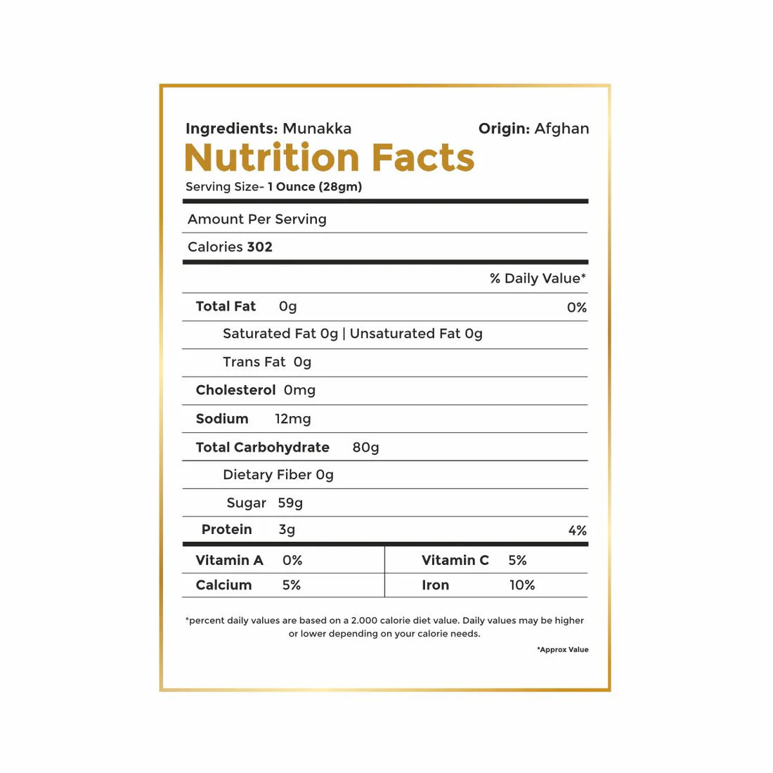 Nuts for us Afghani Munakka