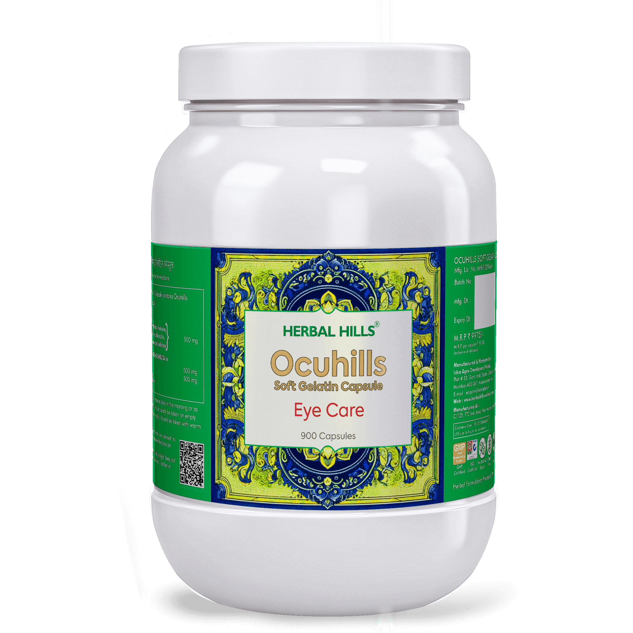 Herbal Hills Ayurveda Ocuhills Capsules