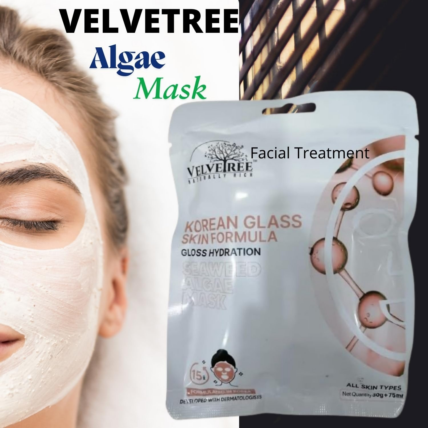 Velvetree Deep Cleansing Face Mask For Glowing Skin