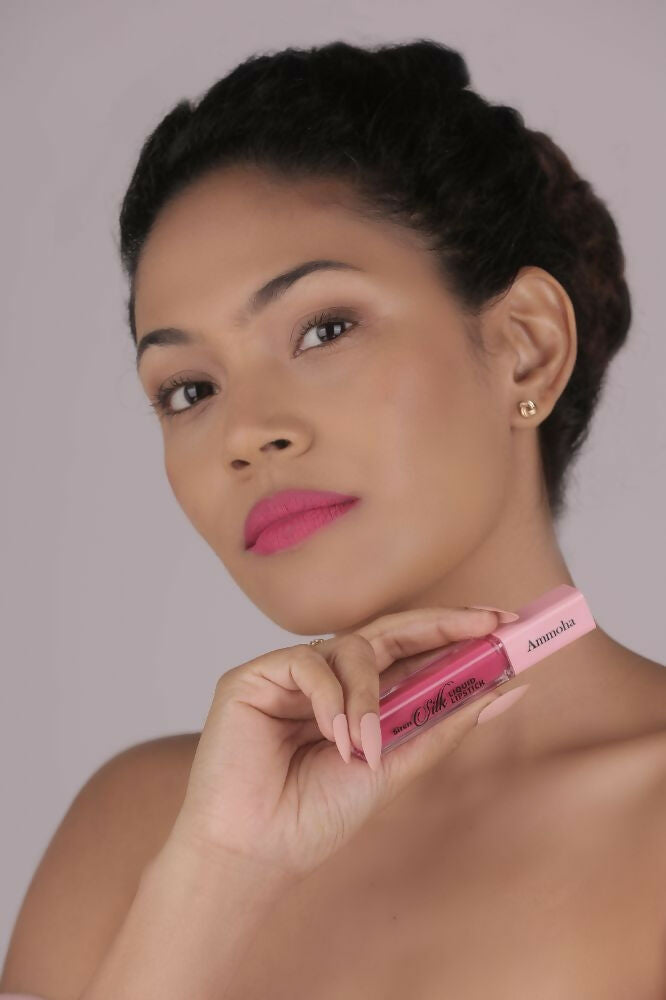 Ammoha Cosmetics Long-Lasting, Matte-Finished Velvet Orchid Color Liquid Lipstick