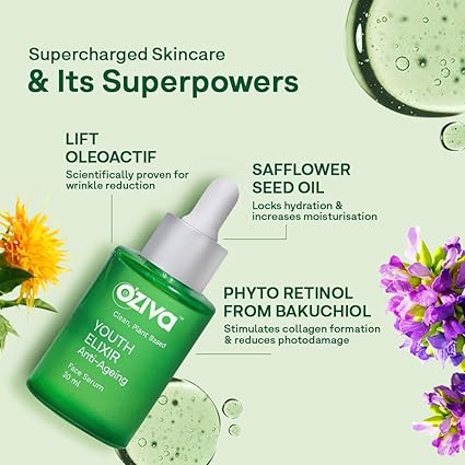 OZiva Youth Elixir Phyto Retinol Anti-Ageing Serum 30 ml