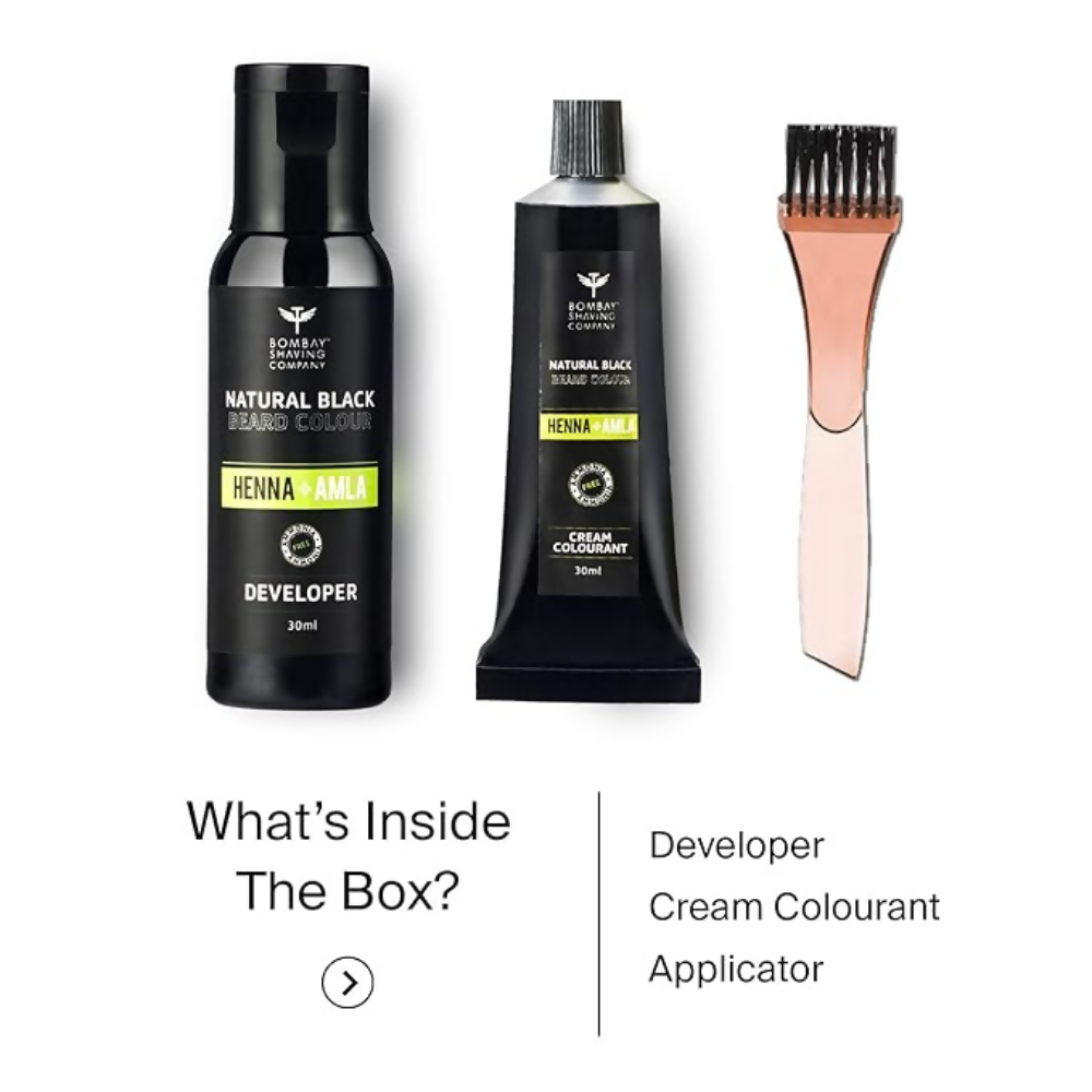 Bombay Shaving Company Beard Color For Men - Natural Black