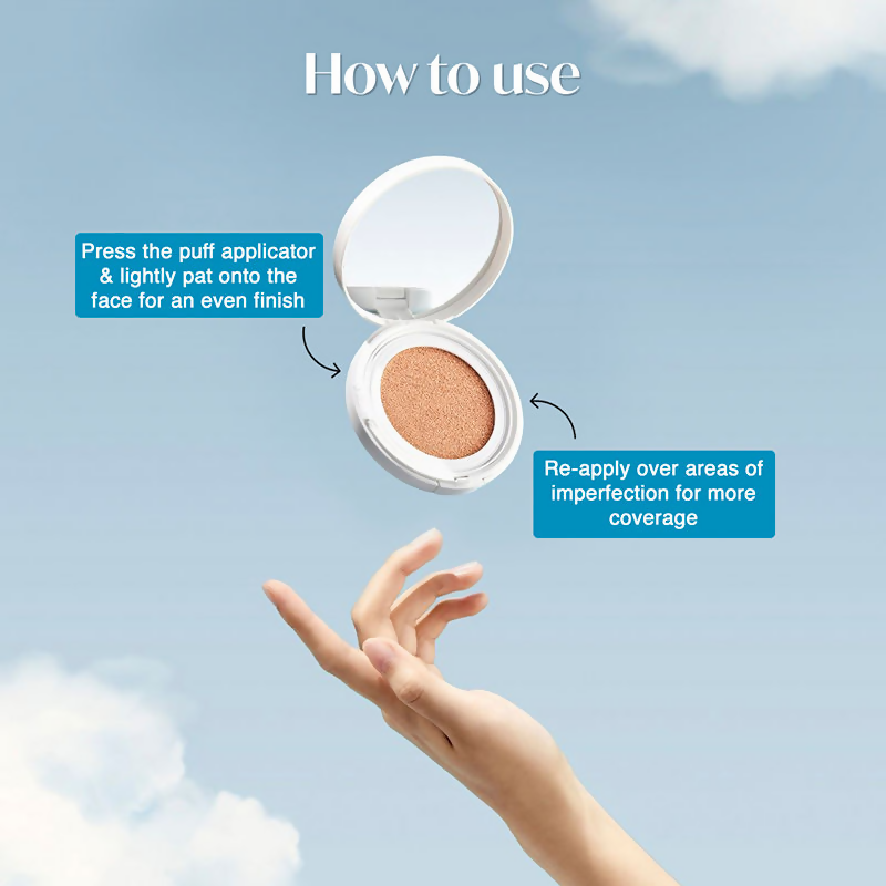 The Face Shop Air Cotton Cushion SPF 50+ PA++++ - 205 Dark Beige