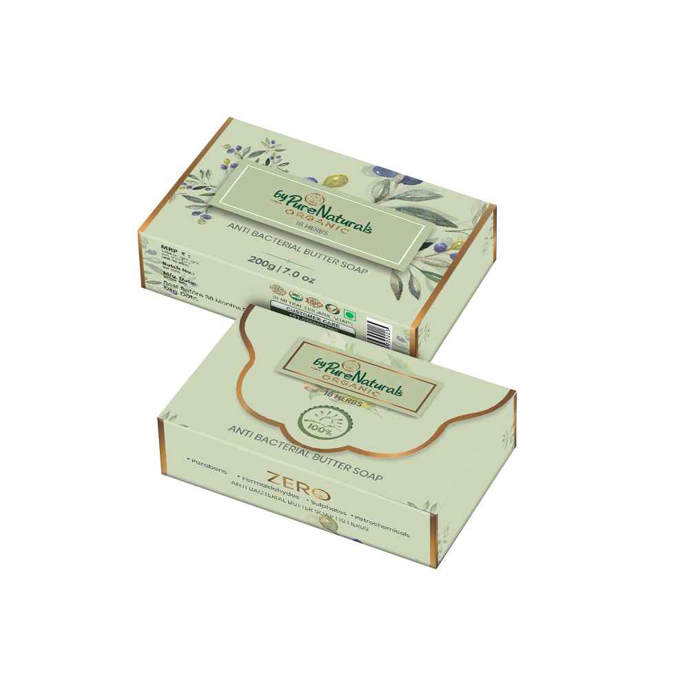 byPureNaturals Organic Herbal Anti Bacterial Butter Soap