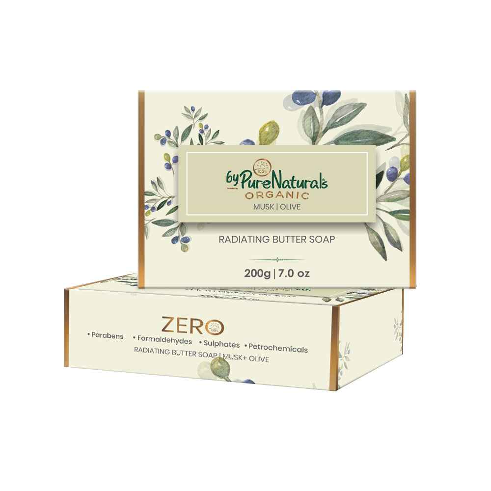 byPureNaturals Organic Shea Butter Musk Olive Soap