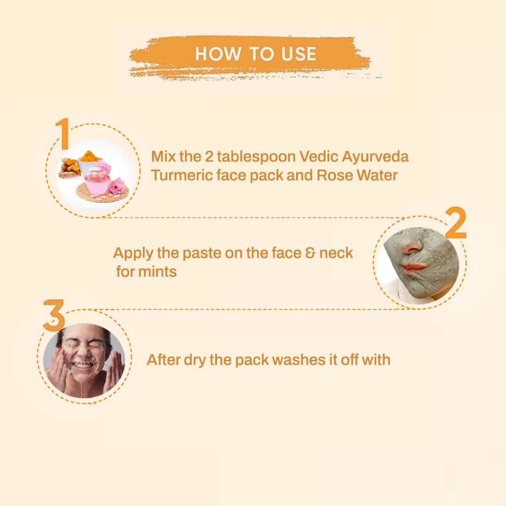 VedicAyurveda Turmeric Face Pack Powder