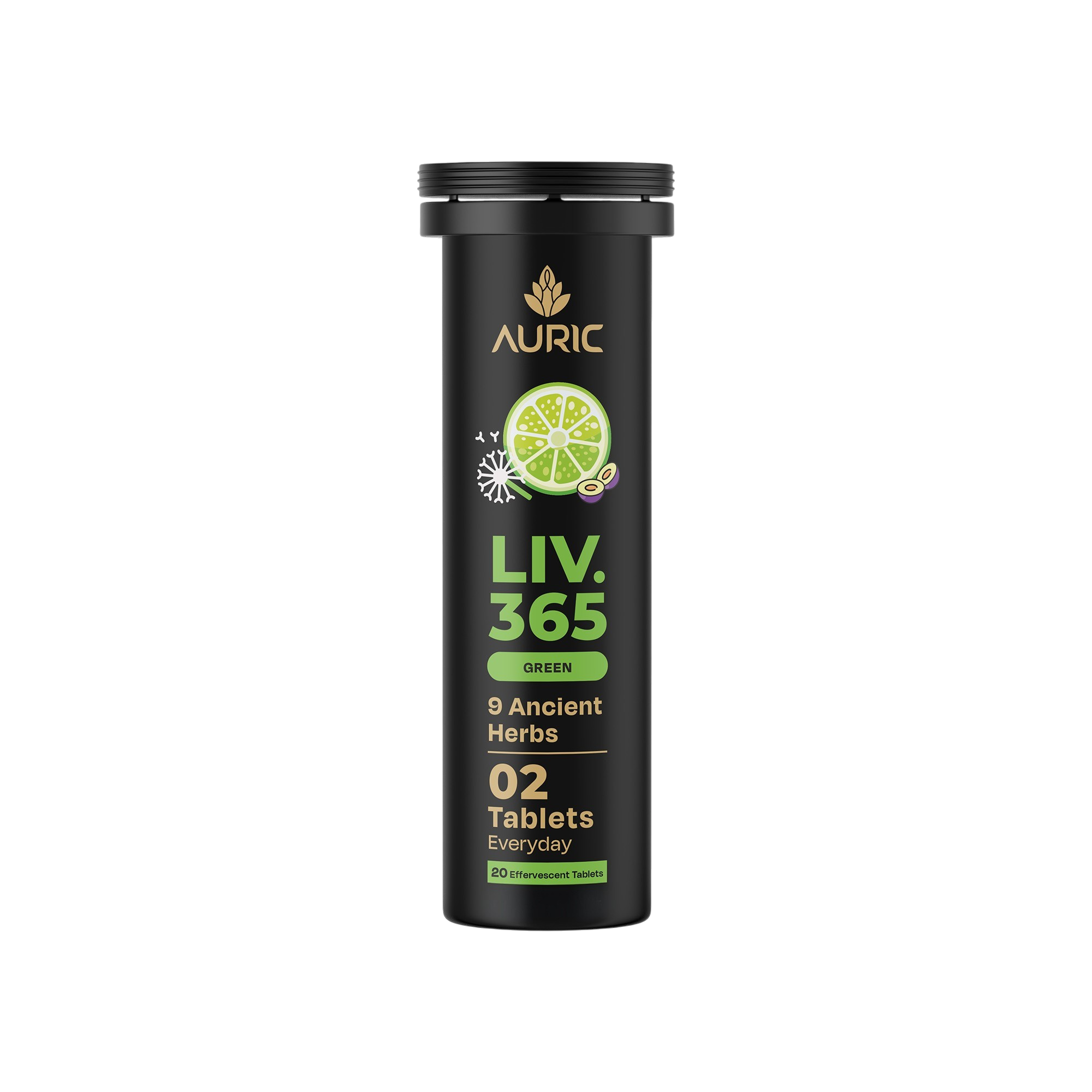 Auric Liv365 Tablets | Lemon Flavour