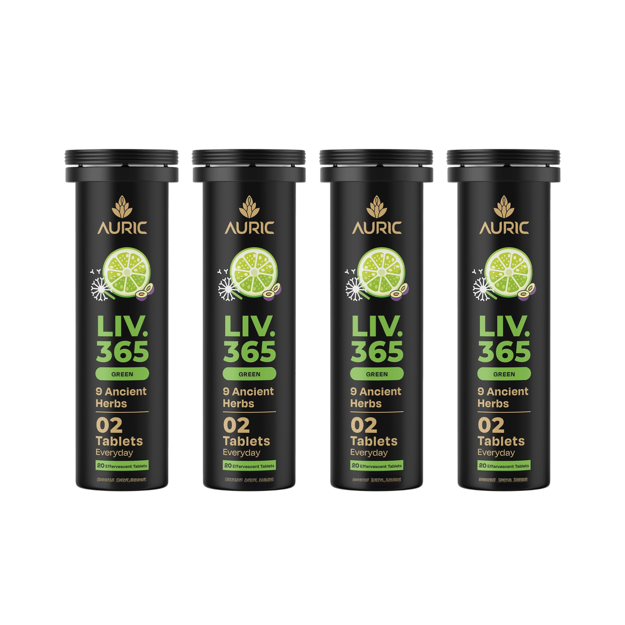 Auric Liv365 Tablets | Lemon Flavour