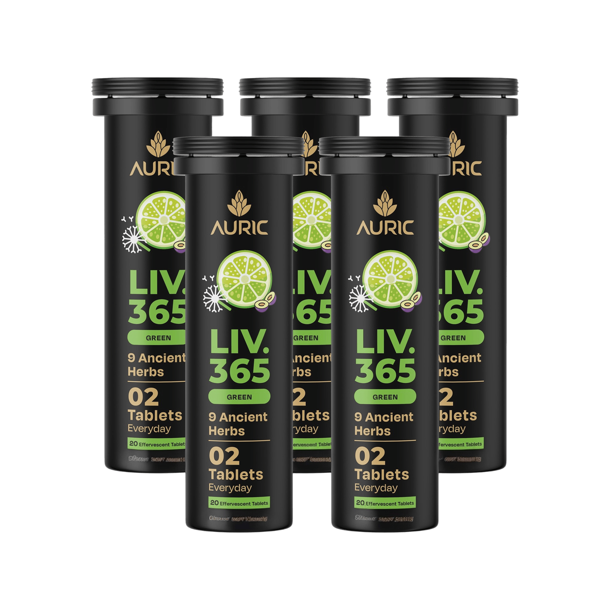 Auric Liv365 Tablets | Lemon Flavour