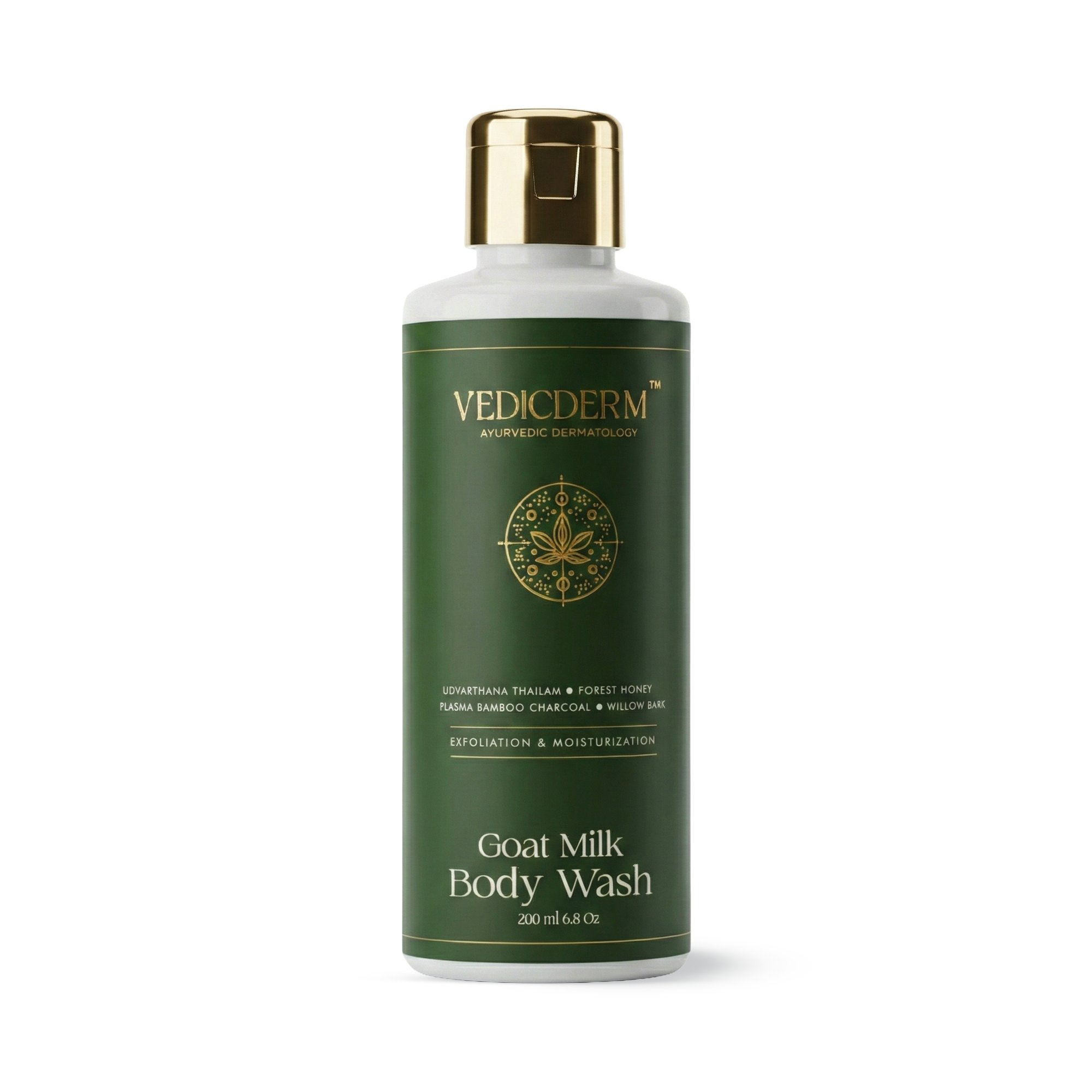 VedicDerm Goat Milk Hydrating Body Wash for Sensitive Skin