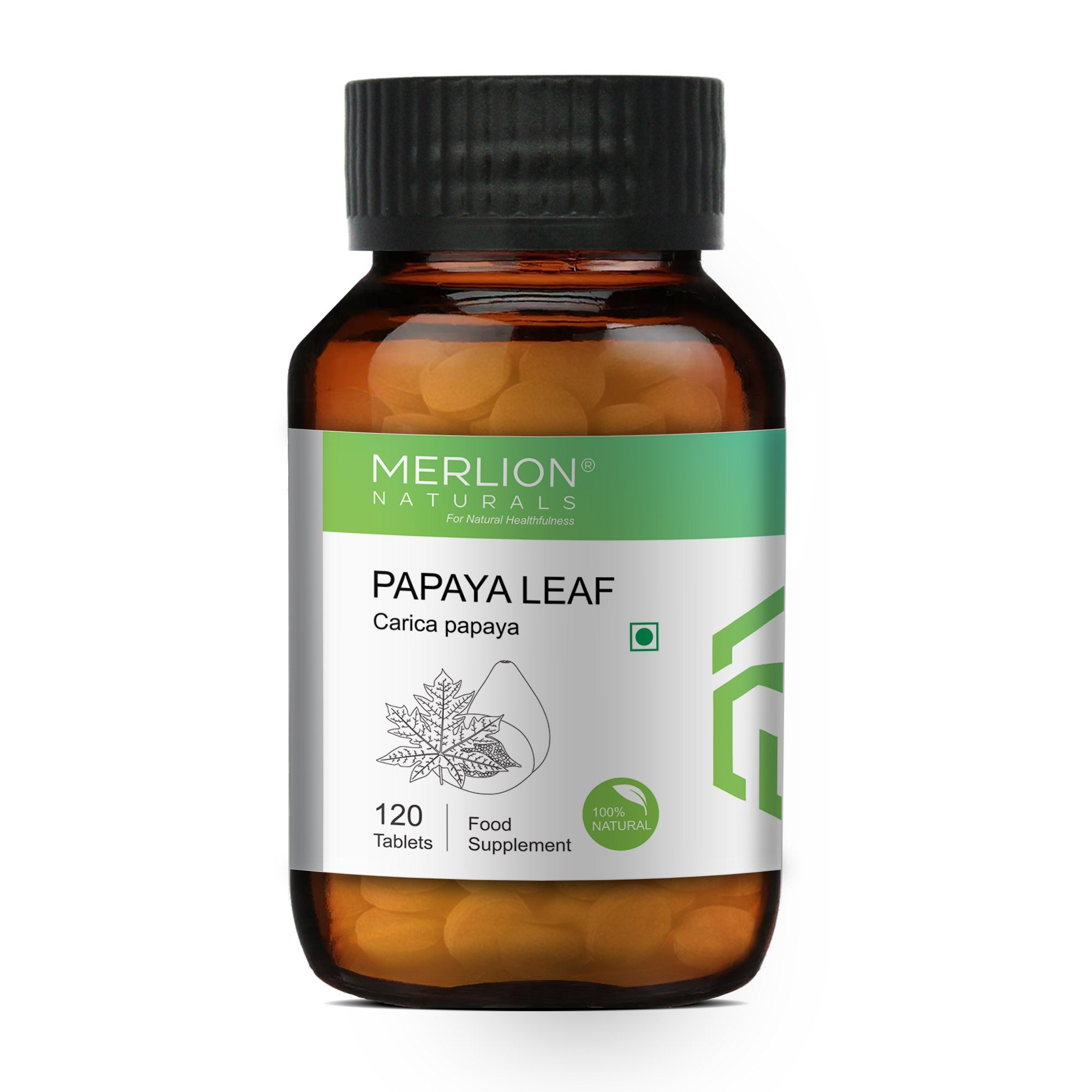 Merlion Naturals Papaya Leaf 500mg Tablets