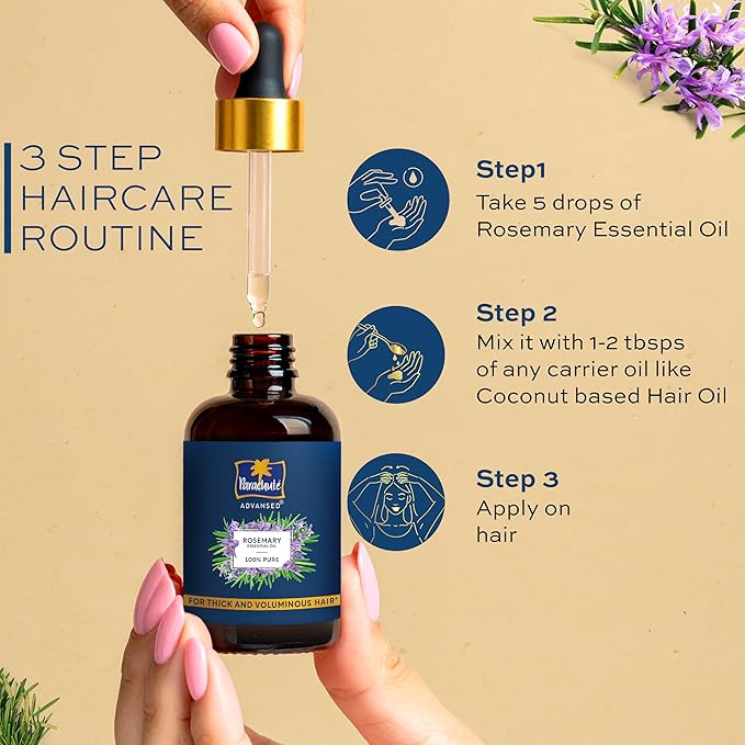 Parachute Advanced Rosemary Essential Oil for Hair