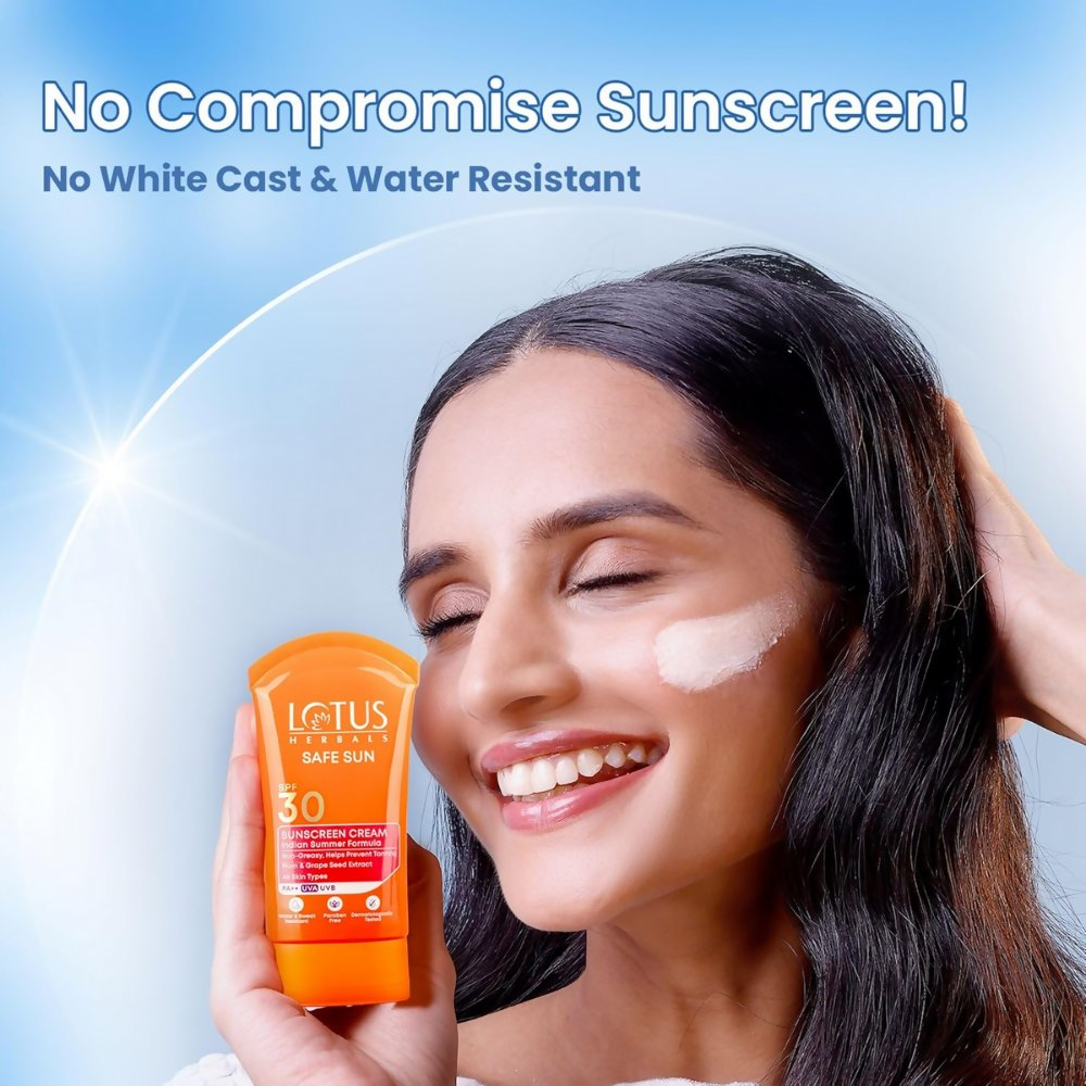Lotus Herbals Safe Sun Sunscreen Cream SPF 30 PA+++