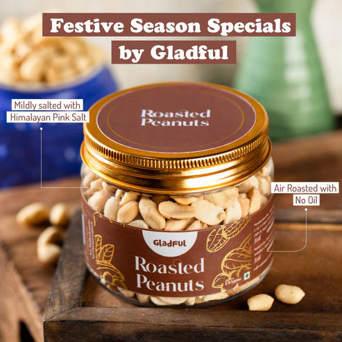 Gladful Roasted Salted Peanut Jar