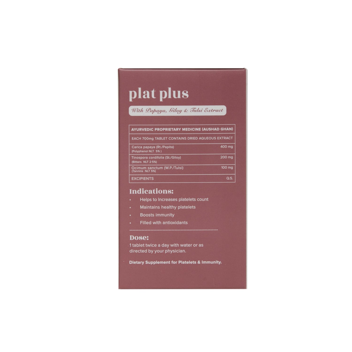 Ayurvedant Plat Plus Tablets-Platelet Support - Image 5
