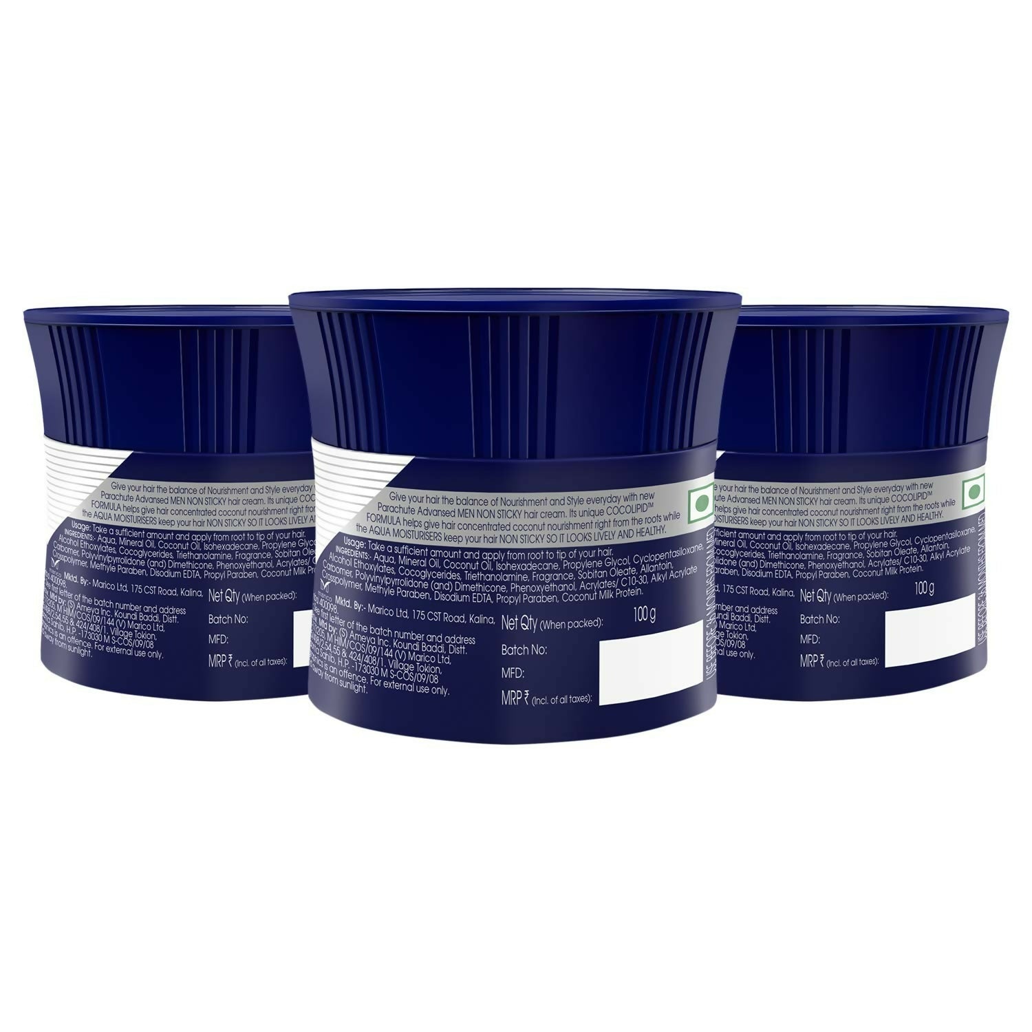 Parachute Hair Cream After Shower For Men - Classic