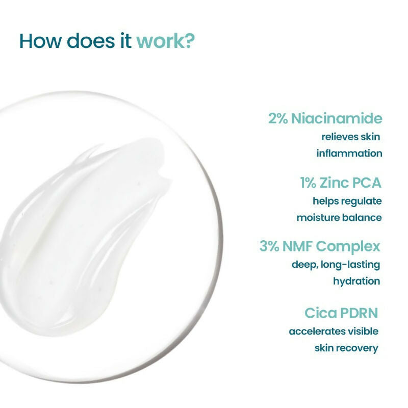 Wishcare 2:1:3 NMF Water Gel Moisturizer for Oily & Sensitive Skin, Oil-Free