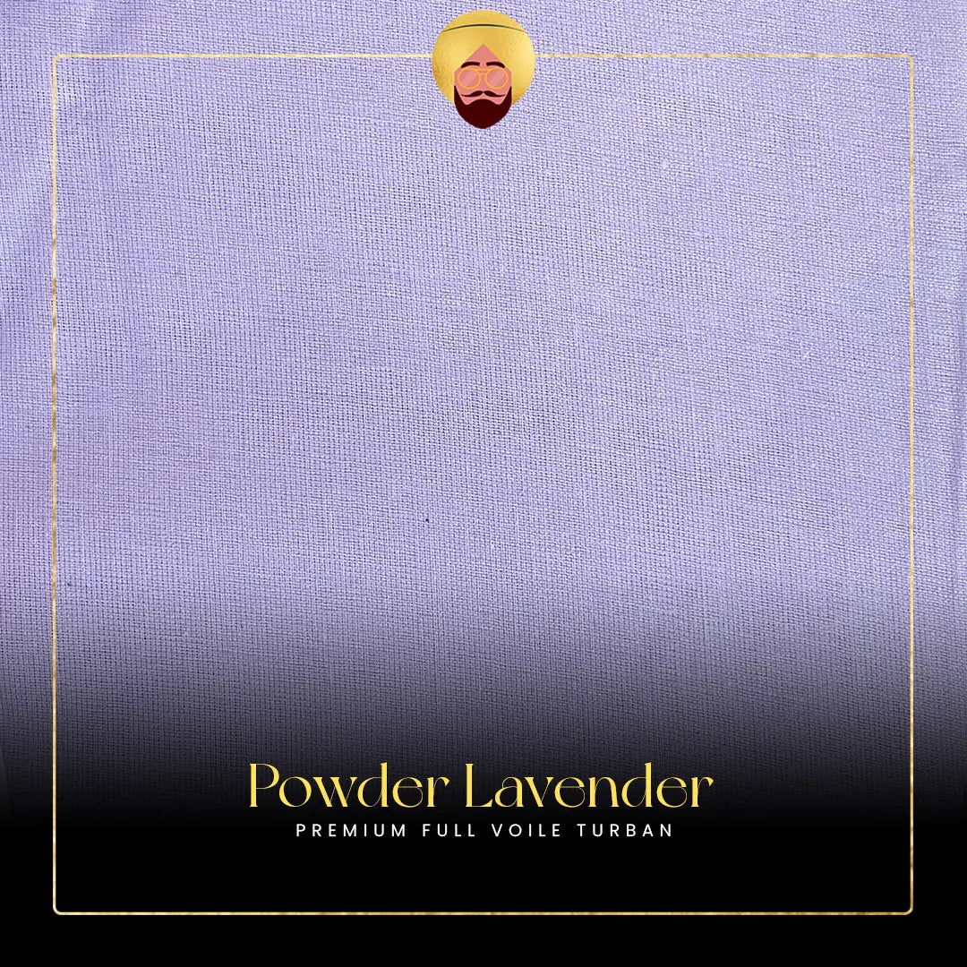Powder Lavender | Premium Full Voile Turban