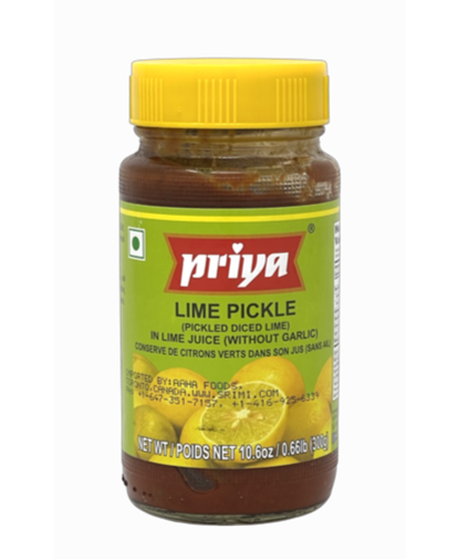 Priya Lime Ginger Pickle (No Garlic)