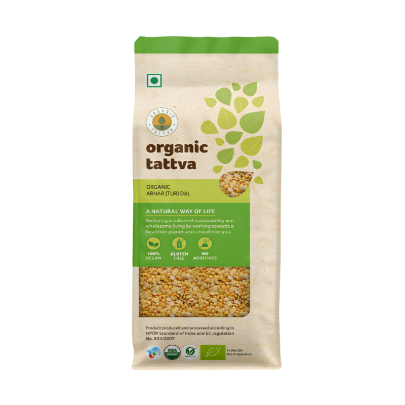Organic Tattva Organic Toor Dal 4lb