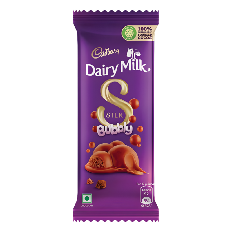 Cadbury Dairy Milk Silk Bubbly 50g
