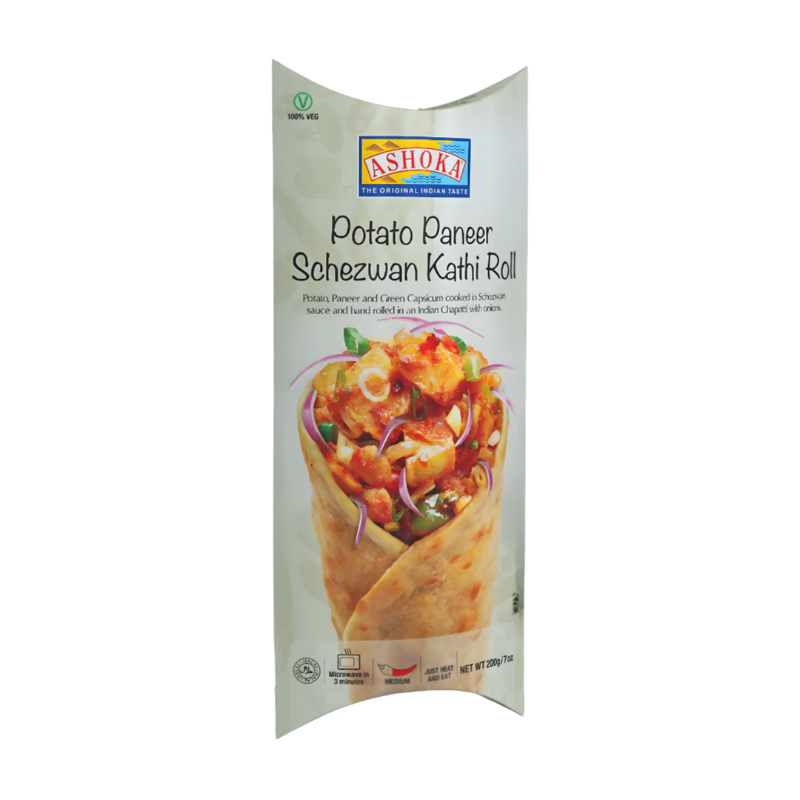 Ashoka Potato Paneer Schezwan Kathi Roll 200gm